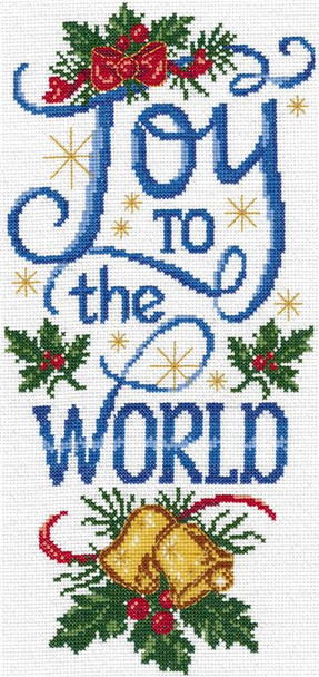 Ursula Michael Designs Joy to the World 88w x 184h