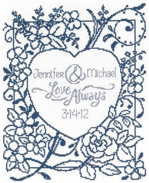 Love Always 140w x 168h Ursula Michael Designs