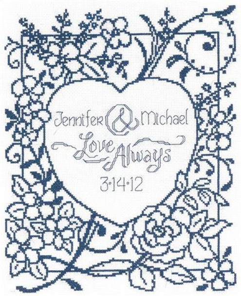 Ursula Michael Designs Love Always 140w x 168h