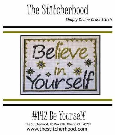 Be Yourself 90 Wide by 70 High The Stitcherhood 