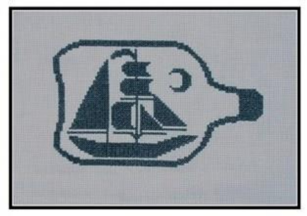 Bottled Boat 59 High by 94 Wide The Stitcherhood 