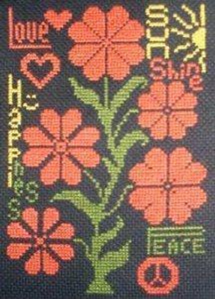 Flower Power 97 high and 65 wide The Stitcherhood 