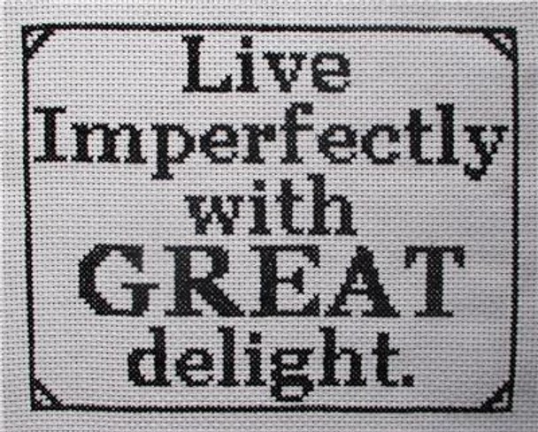 Live Imperfectly 92w x 71h The Stitcherhood 