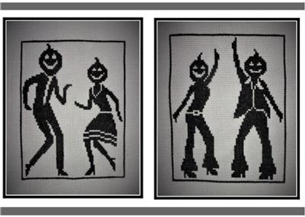 Halloween Dance 74w x 84h The Stitcherhood 