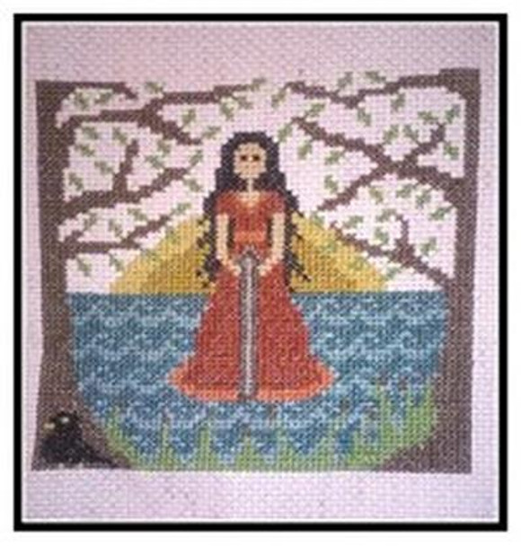 Lady of the Lake 68 wide x 68 high The Stitcherhood 