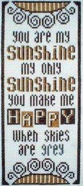 My Sunshine 129 high and 55 wide The Stitcherhood 