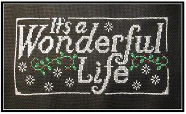Wonderful Life 54 high and 118 wide The Stitcherhood 