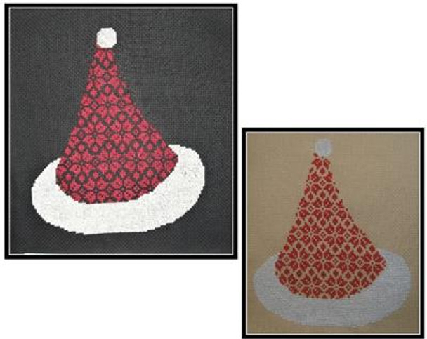 Quaker Santa's Hat 102 High x 90 wide The Stitcherhood 