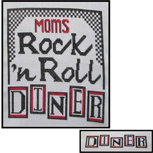 Rock 'N Roll Diner 98 High by 98 Wide The Stitcherhood 