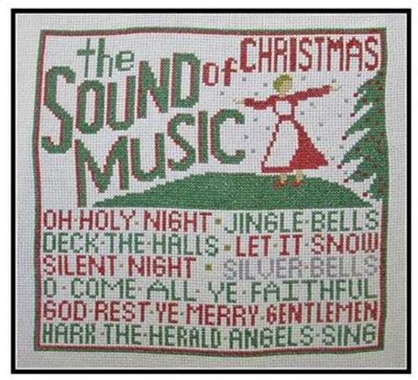 The Sound of (Christmas) Music 114 Wide by 114 High The Stitcherhood 