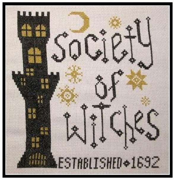 Society of Witches 100 wide x 110 high The Stitcherhood 