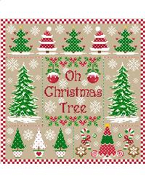 Oh Christmas Tree Sampler 192 x 192 Sugar Stitches Design