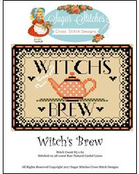 Witch's Brew 83 x 62 Sugar Stitches Design