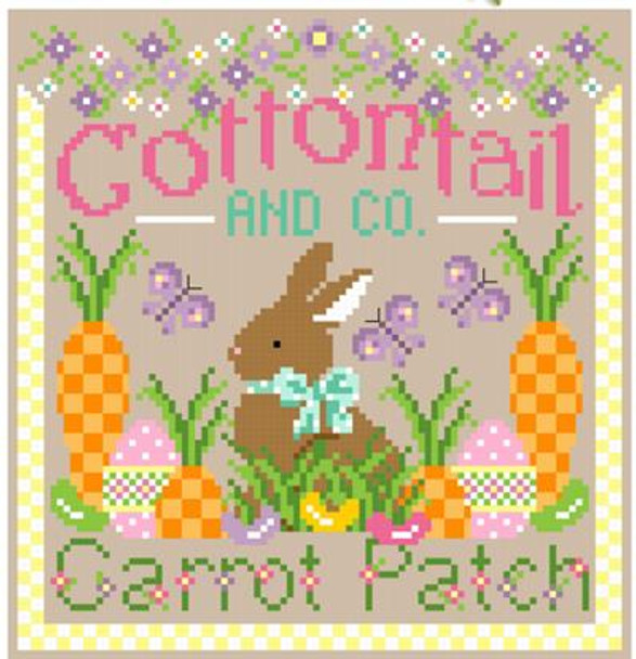 Cottontail Carrot Patch 94 x 98 Sugar Stitches Design