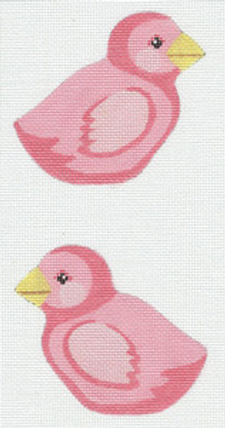 LL197C Labors Of Love Pink Chick Clip On 18 Mesh 3" x 3" Includes Clip