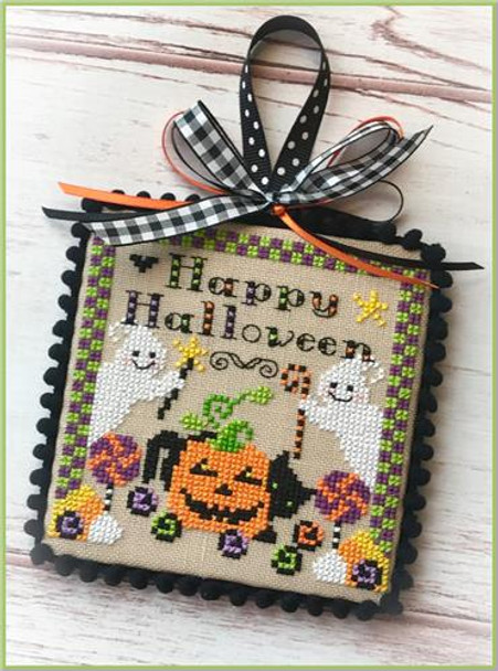 BOOville Happy Halloween  61w x 61h Sugar Stitches Design