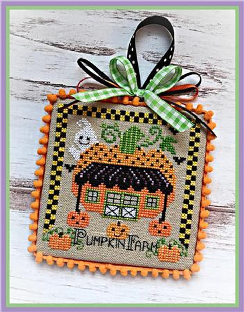 BOOville Pumpkin Farm 61w x 61h Sugar Stitches Design