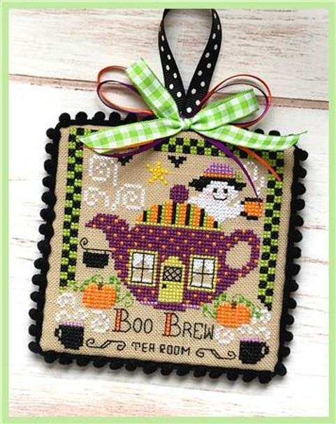 BOOville Tea Room 61w x 61h Sugar Stitches Design