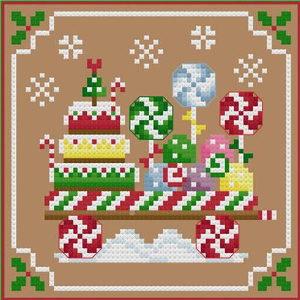 Gingerbread Christmas #2 61w x 61h Sugar Stitches Design