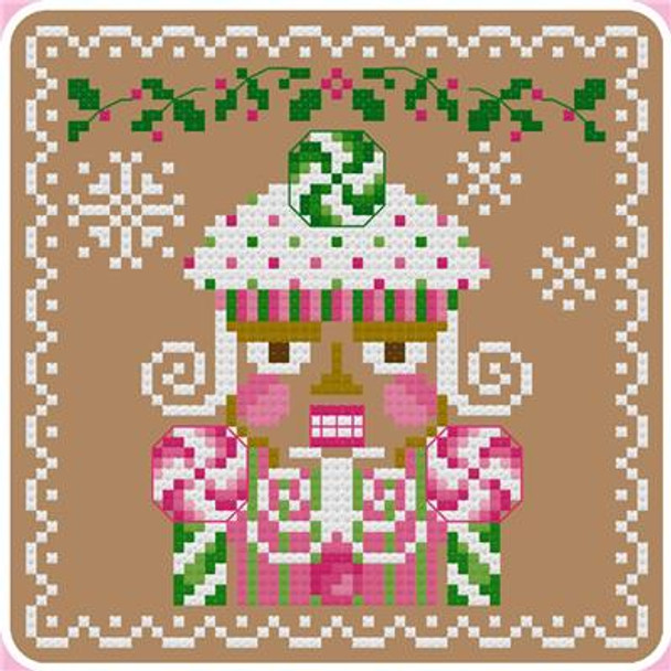 Holiday Nutcracker 61w x 61h Sugar Stitches Design