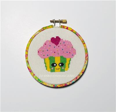 Magnificent Minis - Kawaii Cupcake 43w x 41h Stitchnmomma
