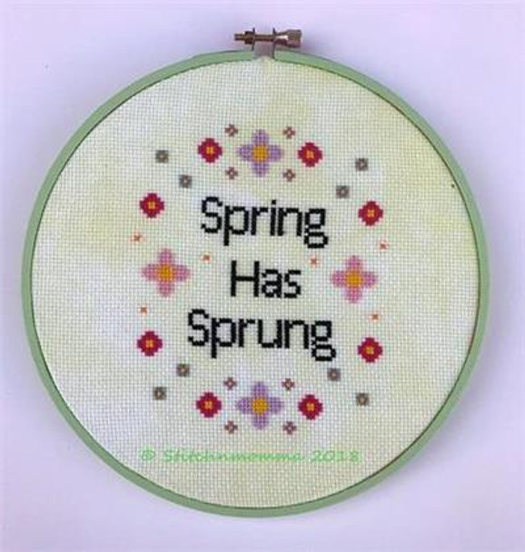 Spring Has Sprung 67 wide x 79 high Stitchnmomma