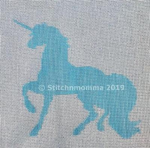 Unicorn Silhouette 91 wide x 88 high Stitchnmomma