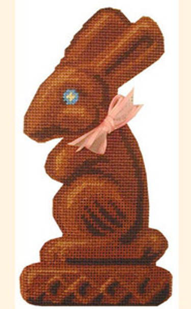 LL194 Labors Of Love Chocolate Easter Bunny 18 Mesh 3x5.5