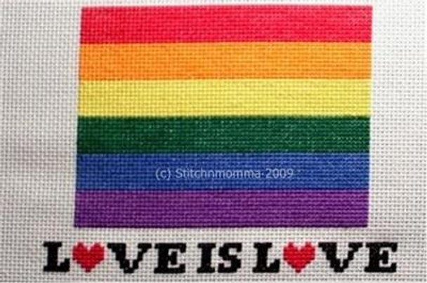 Love Is Love 82 wide x 65 high Stitchnmomma