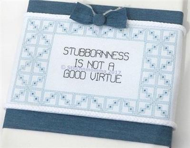 Fortune Cookie Wisdom #1: Good Virtue 140 wide x 84 high  Stitchnmomma