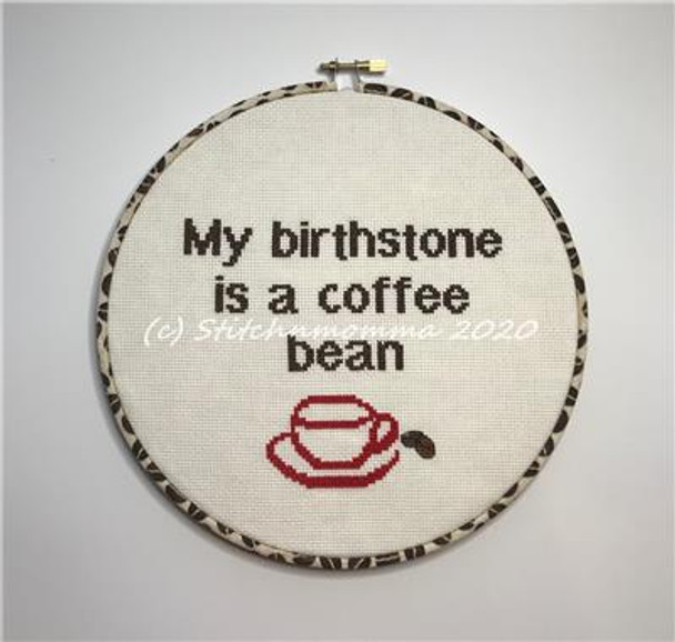 Coffee-isms #1 91w x 74h Stitchnmomma