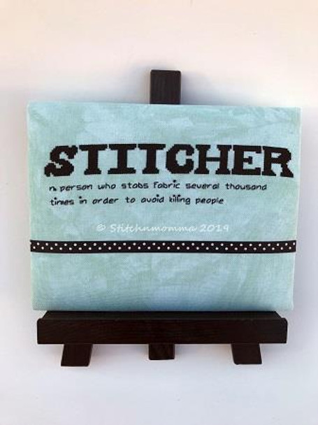 Modern Dictionary: Stitcher 139 wide x 33 high Stitchnmomma
