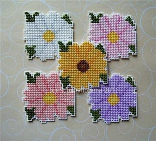 Simply Sweet Flowers 28 high x 28 wide Stitchnmomma