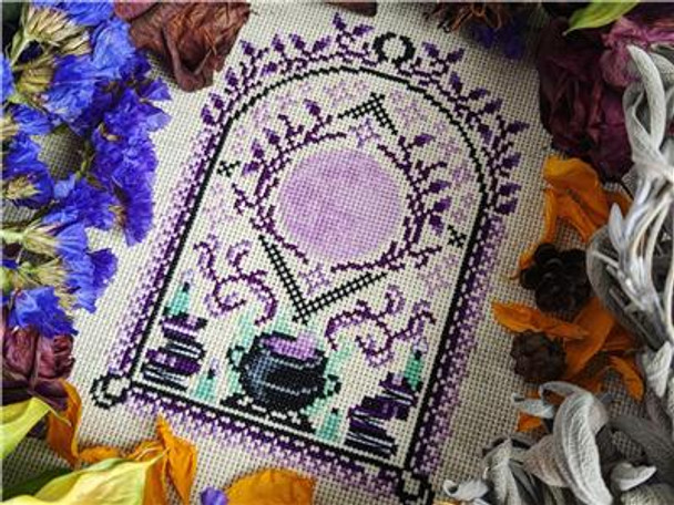 Under the Sanguine Moon 71w x 99h StitchSprout Cross Stitch