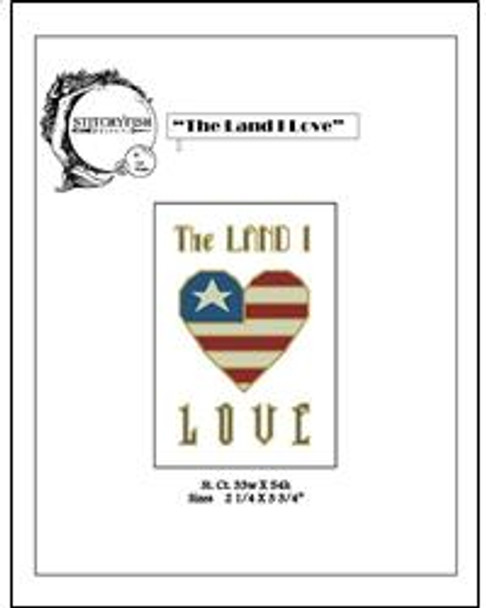 "Land that I love" 33 X 54 StitchyFish Designs