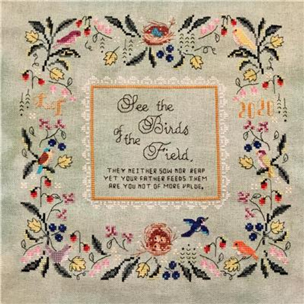 See the Birds 138w x 138h StitchyFish Designs