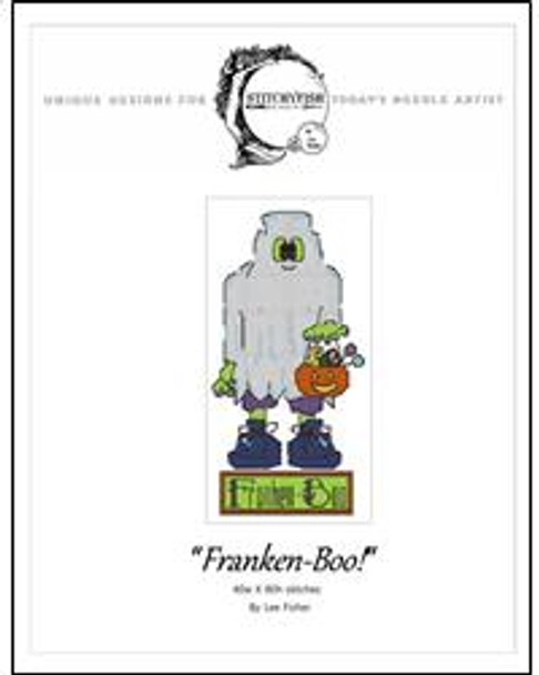 Franken Boo 40 X 80 StitchyFish Designs