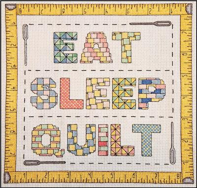 Eat Sleep Quilt  Each Rogue Stitchery
