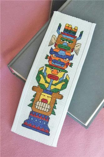 Totem Pole 107 x 28 Rogue Stitchery