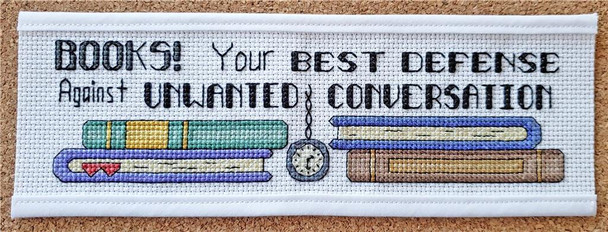 Books Are Best Defense  Rogue Stitchery