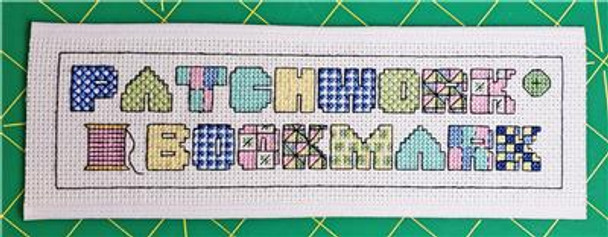 Patchwork Bookmark 26 x 110 Rogue Stitchery