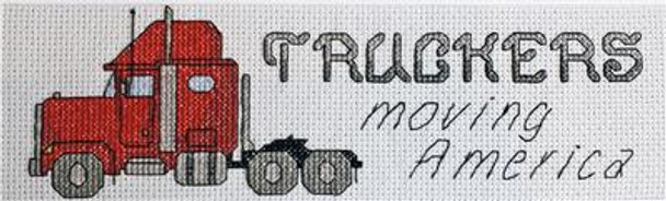 Truckers - Red 35 x 112 Rogue Stitchery