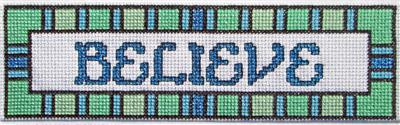 Believe 33 x 113 Rogue Stitchery