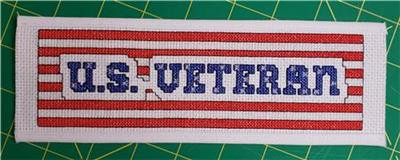U.S. Veteran 33 x 110 Rogue Stitchery