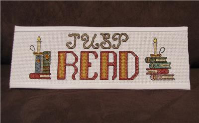 Just Read 107 x 33 Rogue Stitchery