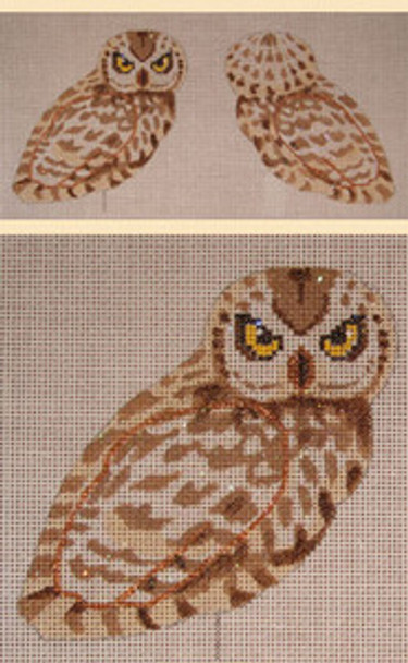 LL300C Labors Of Love Owl Clip on Bird 18 Mesh 4" x 4" each (2)