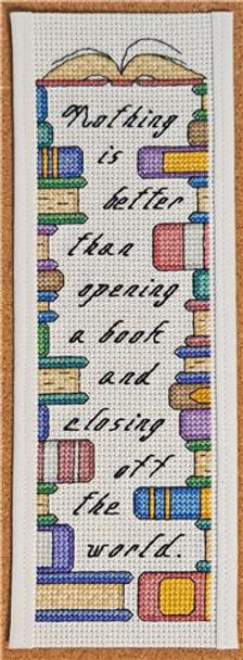 Closing Off the World 3"w x 9"h Rogue Stitchery