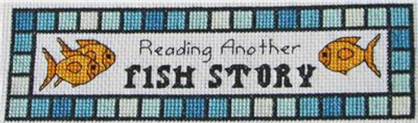 Fish Story 31 x 109 Rogue Stitchery