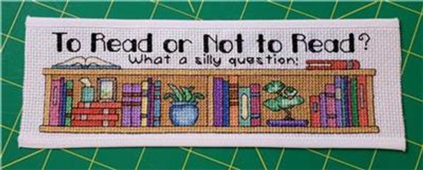 To Read or Not to Read 108 x 33 Rogue Stitchery