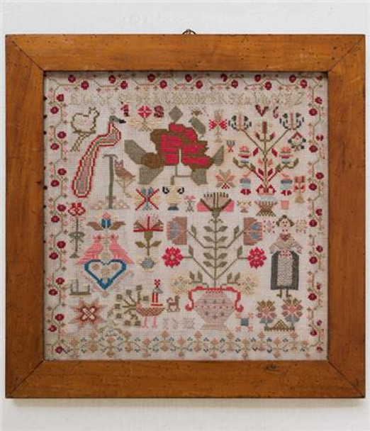 IDM - The Dutch Birds Sampler 167w x 173h Modern Folk Embroidery